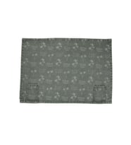 Amerikan Servis Denim Haki Baskılı Desenli Cepli 30x40 cm