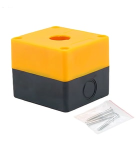 65x71.5x78mm Plastik Kutu Tek Delikli Acil Durum Durdurma Buton Asansör Elektronik Devre Cihaz Otoma