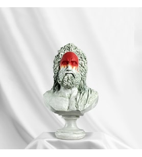 Zeus 'Warrior' Dekoratif Heykel, Pop Art Roma Yunan Heykelleri
