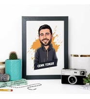Kişiye Özel Havalı Sevgilim Karikatürlü Çerçeve