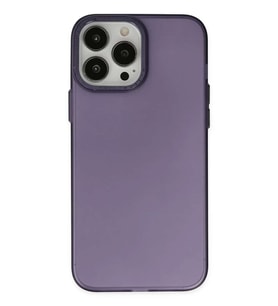 iPhone 14 Pro Max Kılıf Modos Metal Kapak - Mor