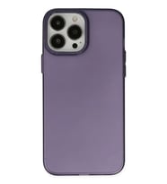 iPhone 14 Pro Max Kılıf Modos Metal Kapak - Mor