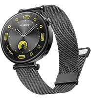 Huawei Watch GT 6/5/4 41mm -GT 5 Pro 42mm (18mm uyumlu) Kordon Çift Mıknatıslı M (Siyah)