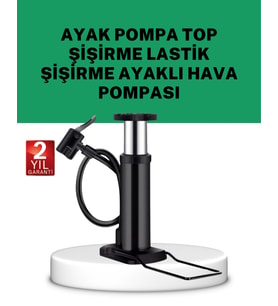 Çok Amaçlı Ayak Pompası Dayanıklı Pratik Hava Pompası