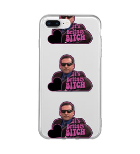 Iphone 7 PLUS - 8 PLUS Uyumlu Michael Scott The Office Tasarımlı Şeffaf Telefon Kılıfı