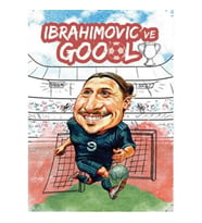 NOTANTİK ÇİZGİSİZ NOT DEFTERİ VE GOOL SERİSİ - İBRAHİMOVİC