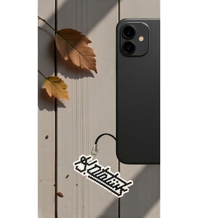 Miyuki Boncuk El Yapımı Atatürk İmza Telefon Çarmı - Charm 1 (Çok Renkli)