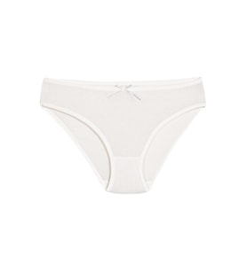 12 Adet Yıldız Bayan Bambu Bikini Külot Ekru 3912