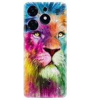 Tecno Spark 10 Pro Kılıf Resimli Desenli Baskılı Silikon Colorfull Leon 2 1388