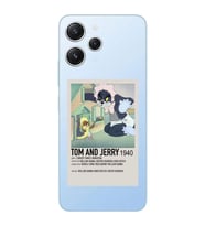 Xiaomi REDMI 12 Uyumlu Tom ve Jerry Desenli Şeffaf Telefon Kılıfı
