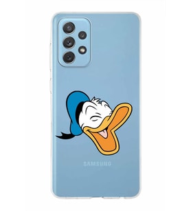 Samsung Galaxy A72  Kapak Donald Duck Tasarımlı Şeffaf Silikon Kılıf