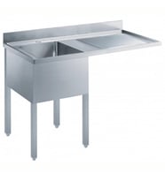 Electrolux Professional Tek Evyeli Tezgah 600x500 Mm, Damlalığı Sağda - 1400 Mm NSBD1417R