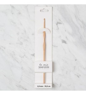 La Mia Whitewood 2.5 Mm 15.5 Cm Ahşap Yün Tığ