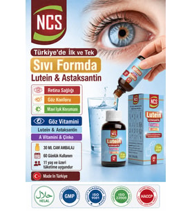 Ncs Lutein Astaksantin Çinko A Vitamini 30 Ml Damla