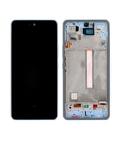 Mosgoo Samsung A536 A53 Lcd Ekran Kasalı Oled - Mavi