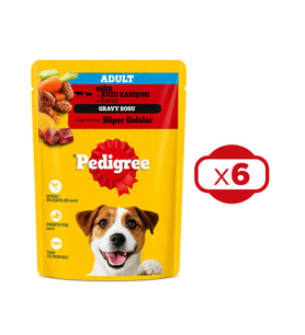 Pedigree  100 gr Yetişkin Köpek Maması x 6 Adet