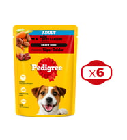Pedigree  100 gr Yetişkin Köpek Maması x 6 Adet