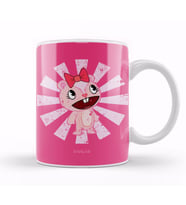 Giggles Retro Japanese Happy Tree Friends Kupa Bardak Porselen