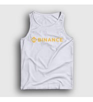 Presmono Unisex Beyaz Logo Binance Bitcoin Atlet 322893tt (Beyaz)