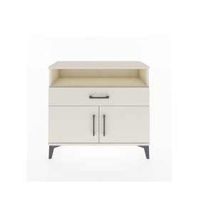 Arges Şifonyer 2 Raflı Tek Çekmeceli 2 Kapaklı 88x30x80 Aytaşı-Aytaşı