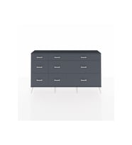 Arges Konsol 9 Çekmeceli  176x30x99 Aytaşı-Antrasit