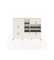 Arges Dolap 14 Raflı 9 Kapaklı 220x30x163 Aytaşı-Aytaşı/Antrasit