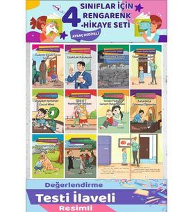 4.Sınıf Okumayı Sevdiren 10 lu Hikaye Seti 3 (64 Sayfa)