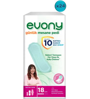 Evony Günlük Mesane Pedi Ekstra Uzun 432 Adet (24PK*18)