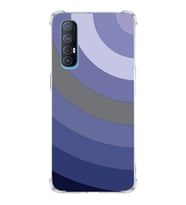 PrintiFy Oppo Reno 3 Pro Uyumlu Köşe Korumalı Renk Cümbüşü D Tasarımlı Şeffaf Silikon Kılıf