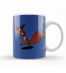Foxy No Swiping Geek Kupa Bardak Porselen