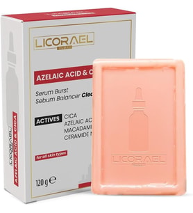 Lexroo Licorael Azelaic Acid & CICA Sabunu - Temizleyici, Sebum Dengeleyici, Yatıştırıcı, 120g