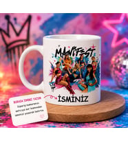 Manifest Kızlar Kişiye Özel İsimli Kupa Bardak