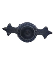Northcity Antika Tarz Pirinç Çizgili Düğme - 35x100 mm Oksit Kaplama Dekoratif Mobilya Düğmesi