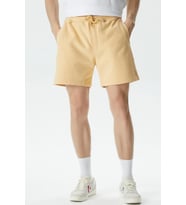 Soon To Be Announced Logo Classic Men's Short Erkek Pamuk Şort Sarı