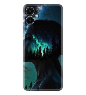Samsung Galaxy A06 Kılıf Boutique Baskılı Resimli Woman in Tree Pcode -004