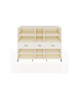 Kronos Dolap 9 Raflı 3 Çekmeceli  220x59x163 Aytaşı-Aytaşı