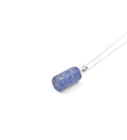 Hakiki Doğal Lapis Lazuli Taşı Kolye Ucu