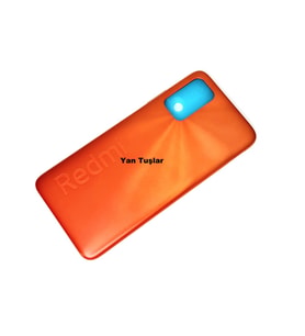 Xiaomi Redmi 9T Kasa Arka Pil Batarya Kapağı TURUNCU