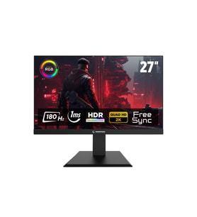 Rampage MIRACLE MC27RQ180 27'' 1 ms 2K Pivot IPS 180 Hz Oyuncu Monitörü Outlet