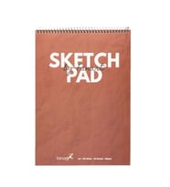 Fanart Academy Sketch Pad A4 Bordo Kapak 80 gr 50 yp Üstten Spiralli 