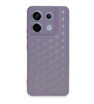 Xiaomi Redmi Note 13 Pro 5g Kılıf Petek Silikon Kapak - Lila