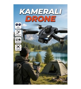 Çift Kameralı Uzaktan Kumandalı Drone – Canlı Görüntü Aktarımı ve Fotoğraf Video Çekimi
