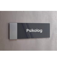 Klasik Seri Psikolog Kapı İsimliği