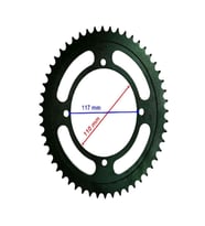 Kawasaki Uyumlu Klx 150 Arka Dişli 428-52T İç 110X4 Delikli Ind
