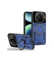 Pilelistore   Xiaomi Redmi Note 14 Pro 5G Kılıf Joy Lens Standlı Kapak - Lacivert