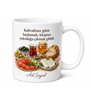 Kahvaltı Yapmadan Duramayanlara Serpme Kahvaltı Gurmesi Kupa Bardak Hediye