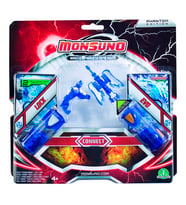 MONSUNO Fırlatma Kapsülleri ve 2 Oyun Kartı, Lisanslı LOCK - EVO Figürleri,