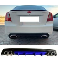 Chevrolet Lacetti Mavi Difüzör Çiftli Yuvarlak Egzoz Görünümlü D Tip Difizör