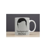 "Behzat Ç" Harun Tasarımlı Hediyelik Kupa Bardak (Beyaz)