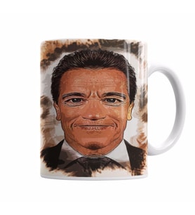 Arnold Schwarzenegger Kupa Bardak Porselen